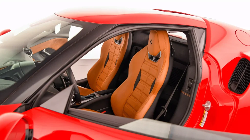 Ferrari 296 GTB Red Interior 2
