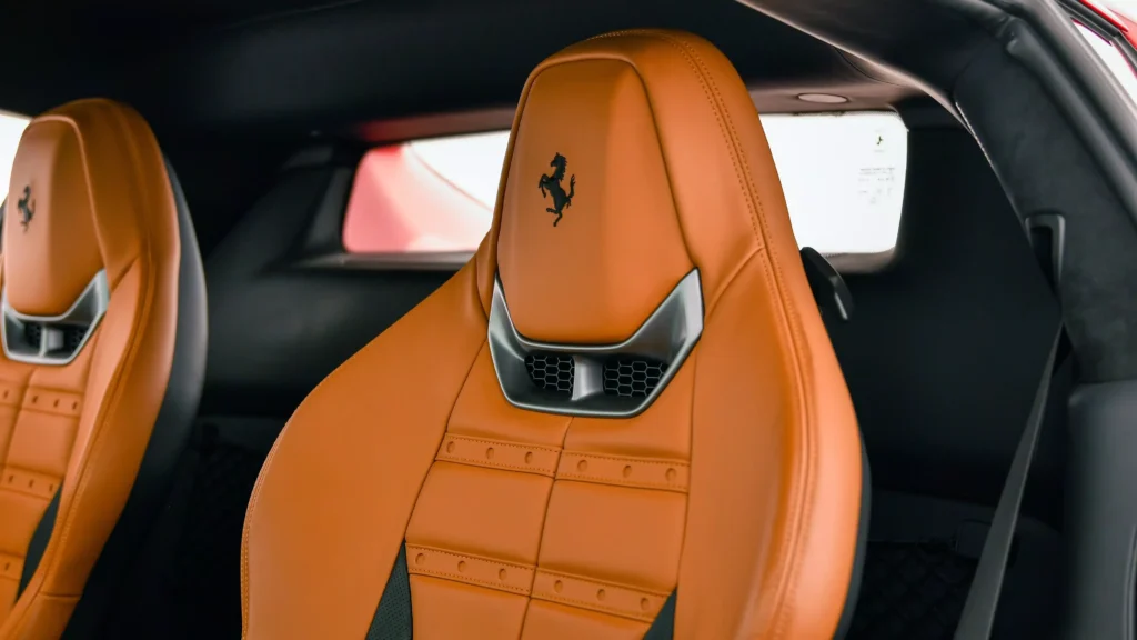 Ferrari 296 GTB Red Interior 3