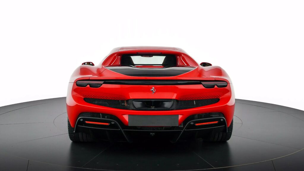 Ferrari 296 GTB Red Rear 2 C