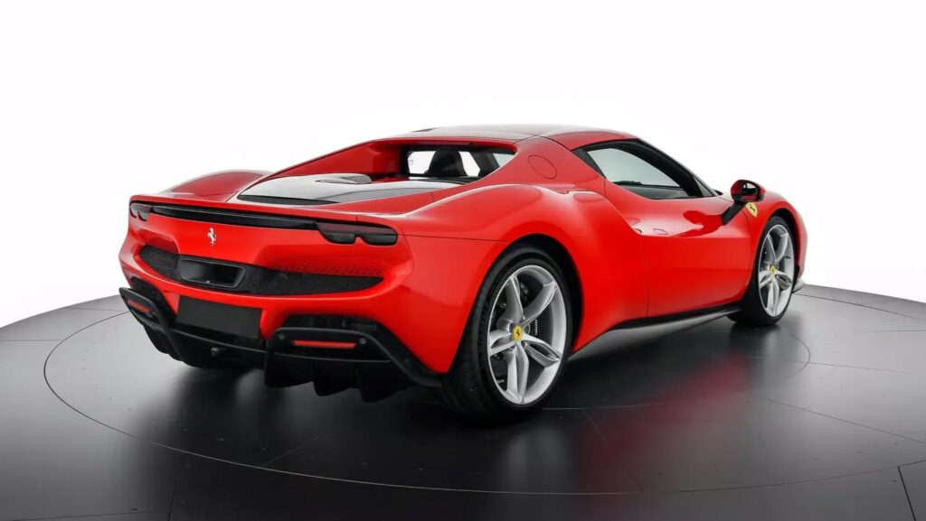 Ferrari 296 GTB Red Rear C