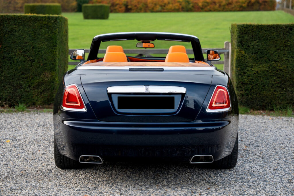Rolls Royce Dawn Rear 3 Blue