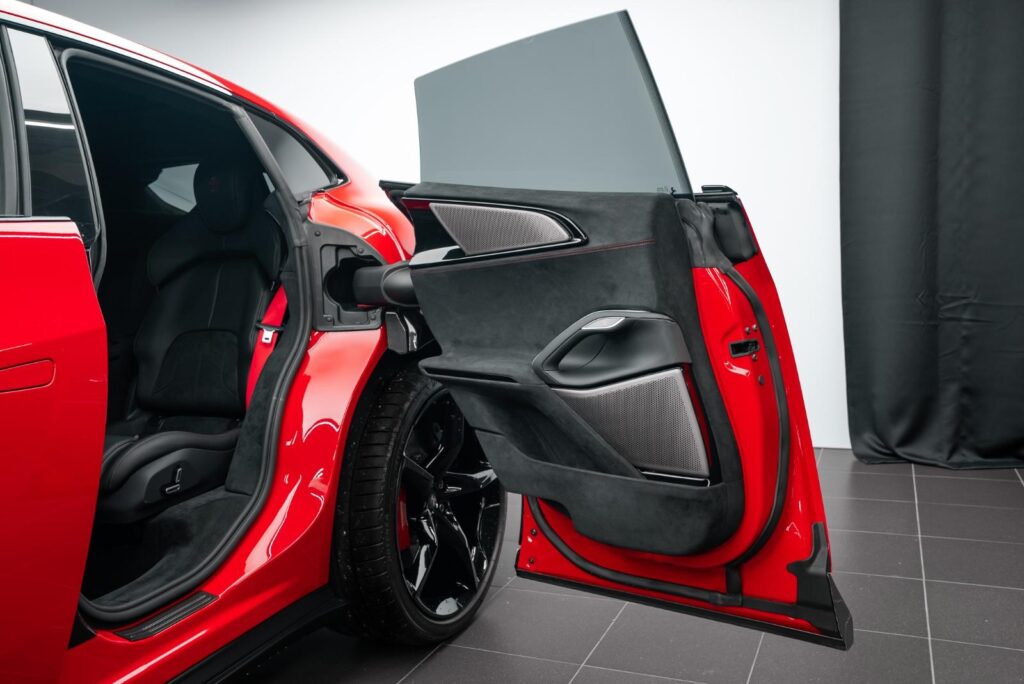 Ferrari Purosangue Red Black Interior 3