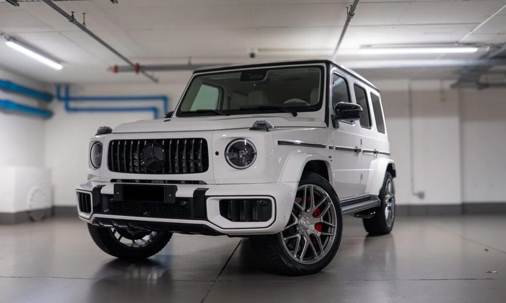 Mercedes-AMG G63 White 2026 Front