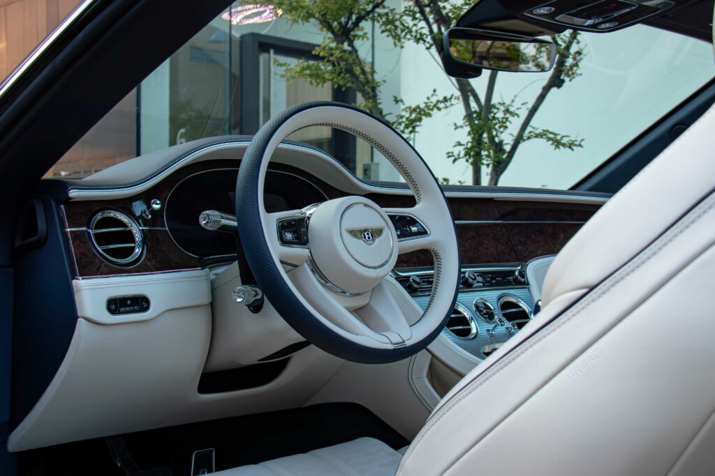 Bentley GTC Speed Blue Interior