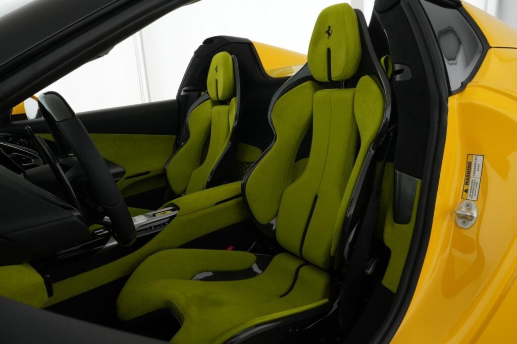 Ferrari 12Cilindri Spider Yellow Interior