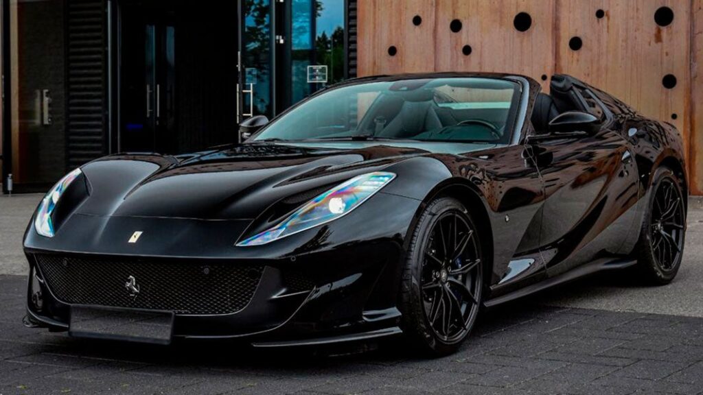 Ferrari 812 GTS Black Front