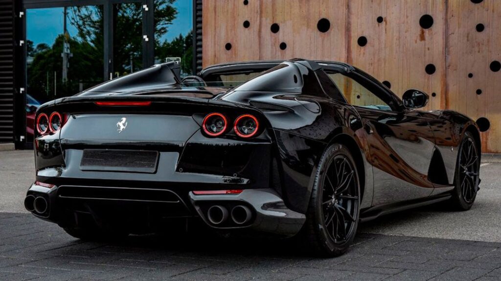 Ferrari 812 GTS Black Rear
