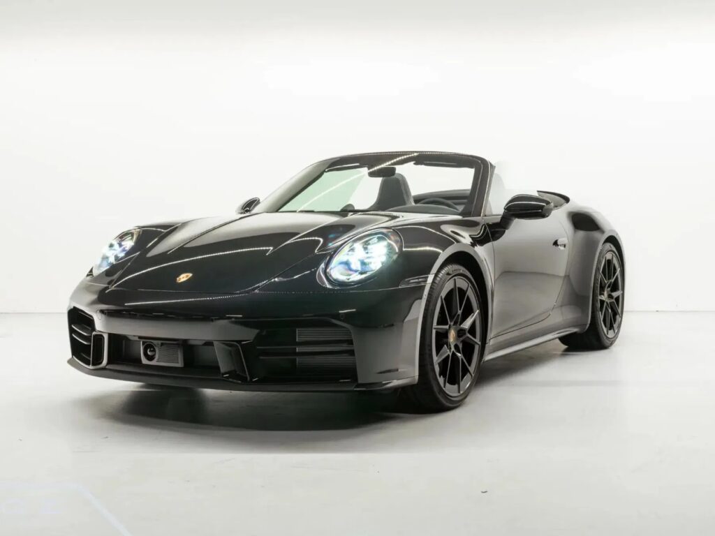 Porsche 911 Carrera Convertible 992.2 Front Black