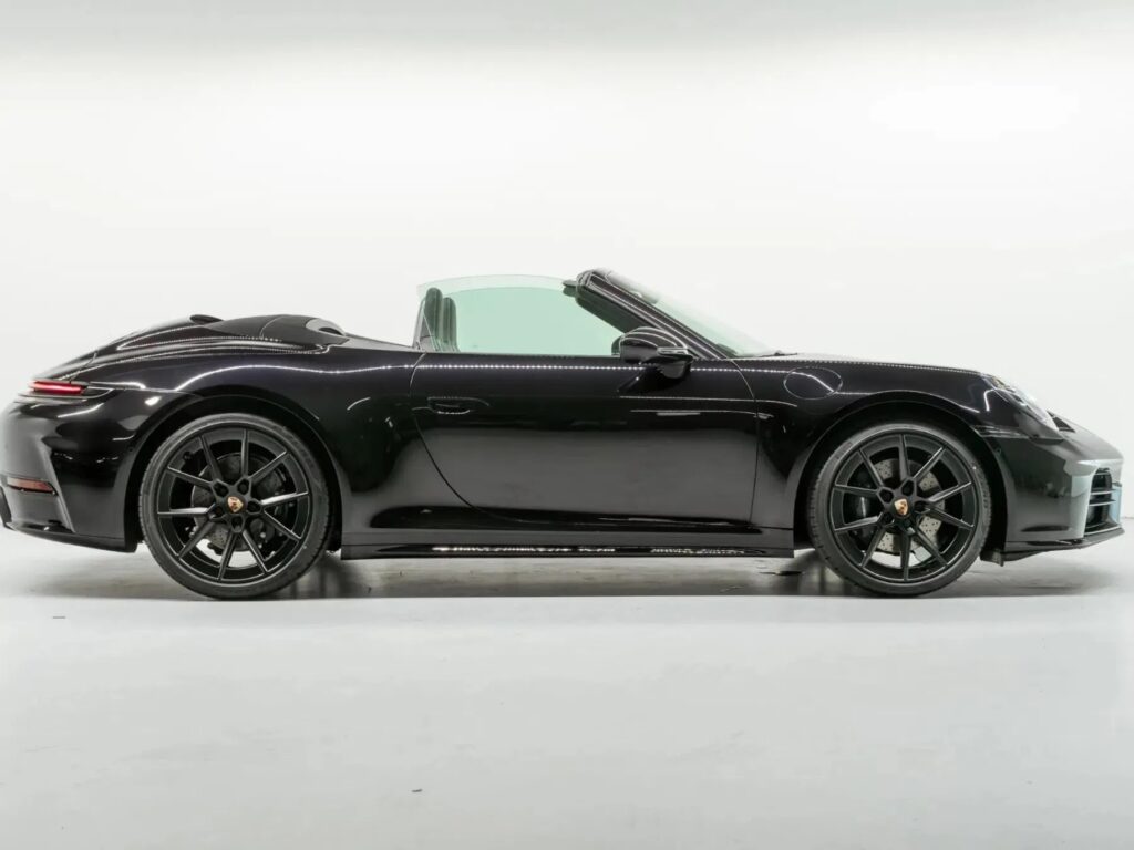Porsche 911 Carrera Convertible 992.2 Side Black