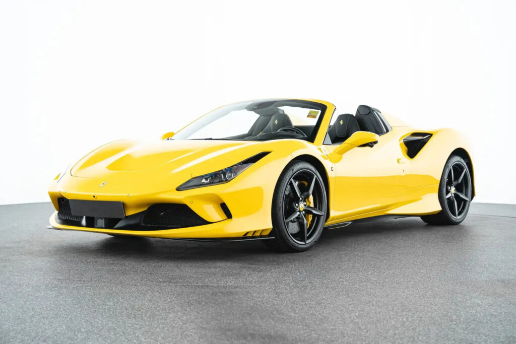 Ferrari F8 Spider Yellow Front
