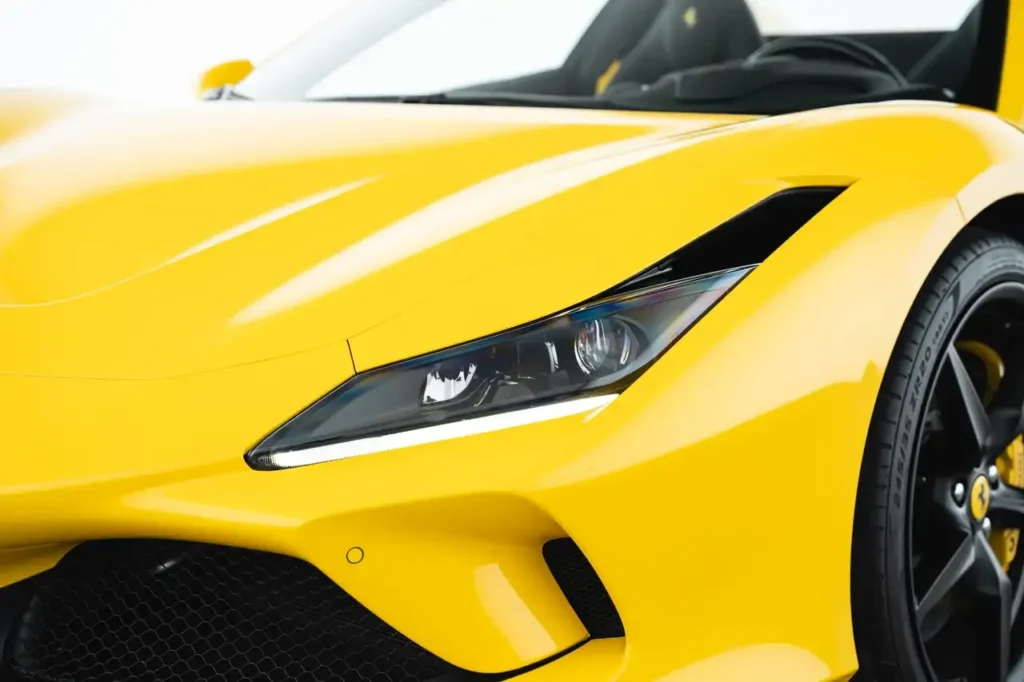 Ferrari F8 Spider Yellow Front 3