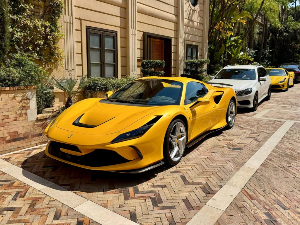 Ferrari F8 Spider Yellow Monaco Metropole