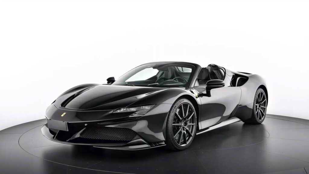 Ferrari SF90 Spider Black Front