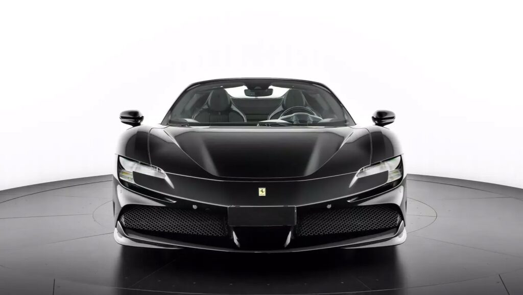 Ferrari SF90 Spider Black Front 2