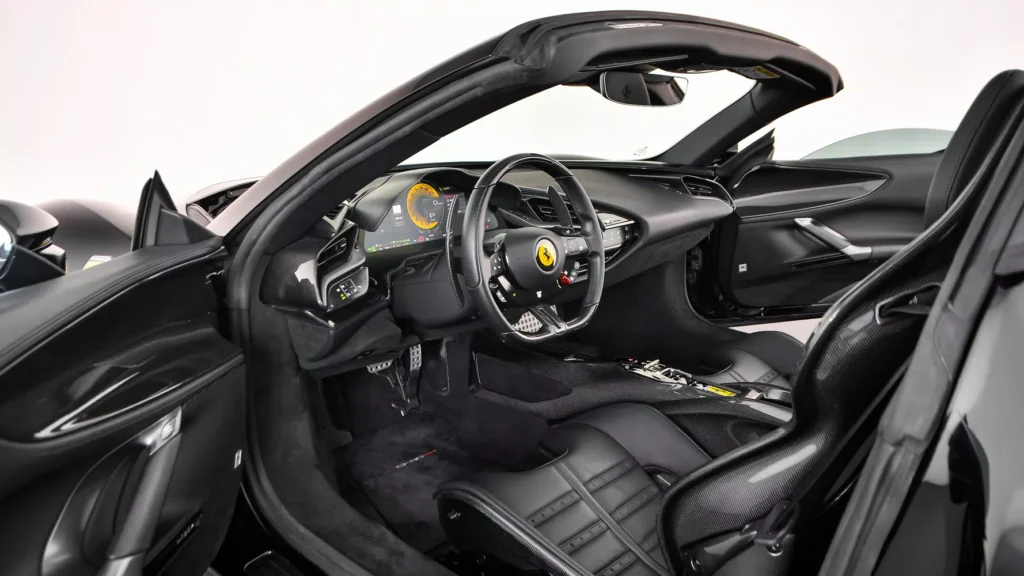 Ferrari SF90 Spider Black Interior