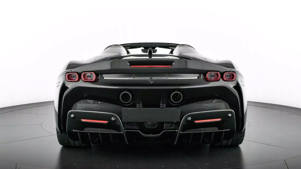 Ferrari SF90 Spider Black Rear
