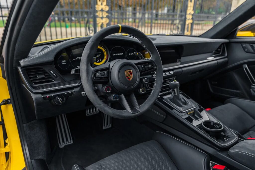 Porsche 992 GT3 RS Yellow Interior
