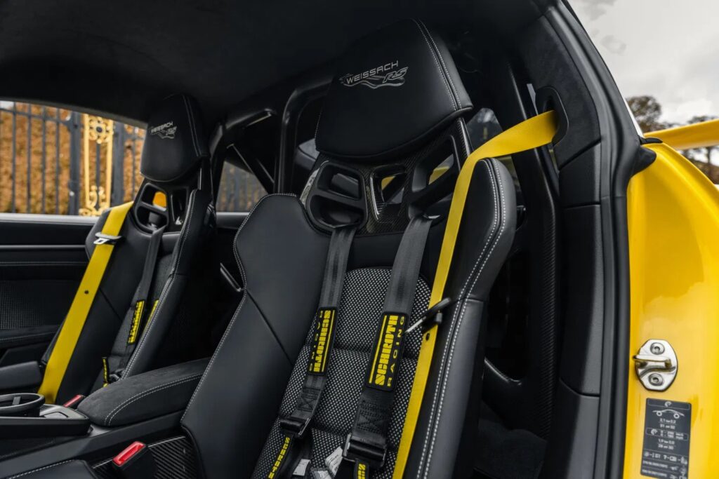 Porsche 992 GT3 RS Yellow Interior 2