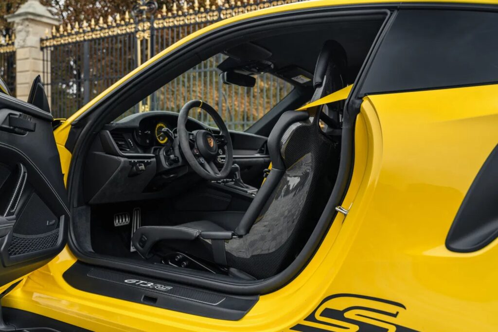 Porsche 992 GT3 RS Yellow Interior 3