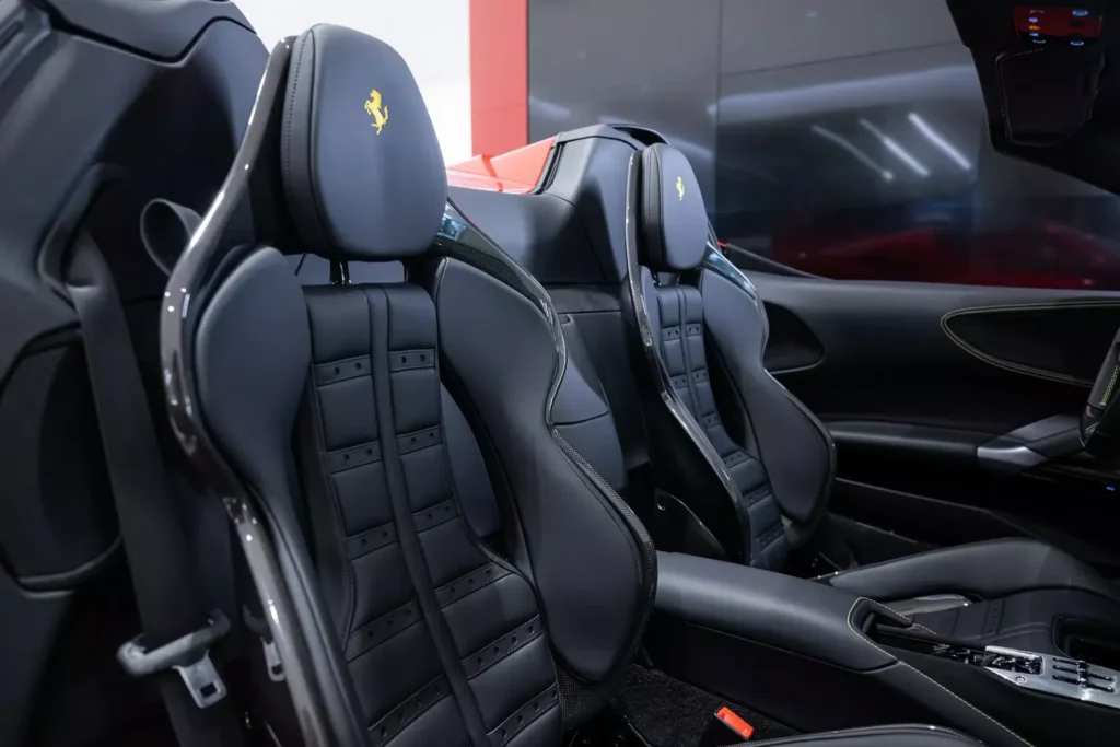 SF90 Spider Red Interior 4